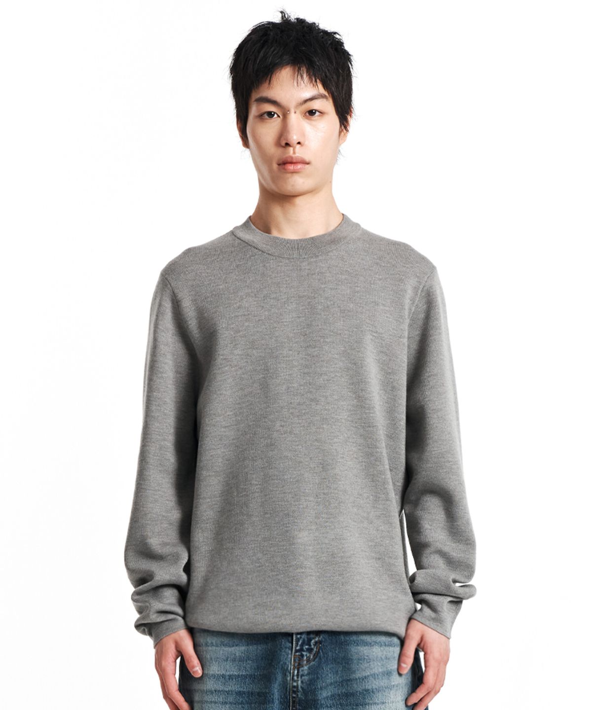 기철(KICHUL) Eclipse Reversible Knit (Grey)