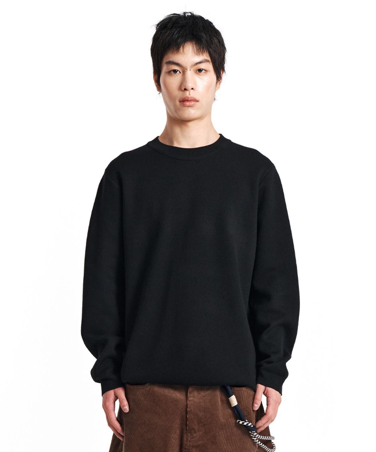 기철(KICHUL) Eclipse Reversible Knit (Black)