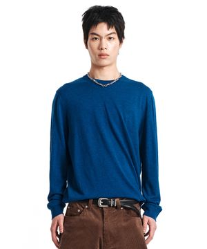 Core Layer Knit Top (Blue)