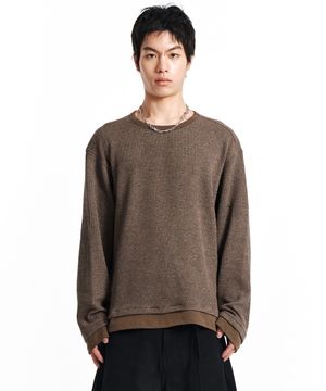 Midgrid Crew Knit (Brown)