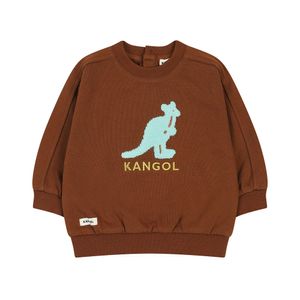 [베이비] 캥거루 부클 그래픽 스웻셔츠 RC 0968 브라운
