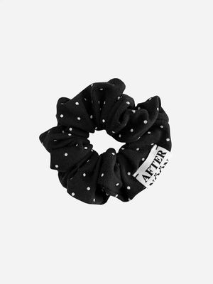 Dot Scrunchie (Black)