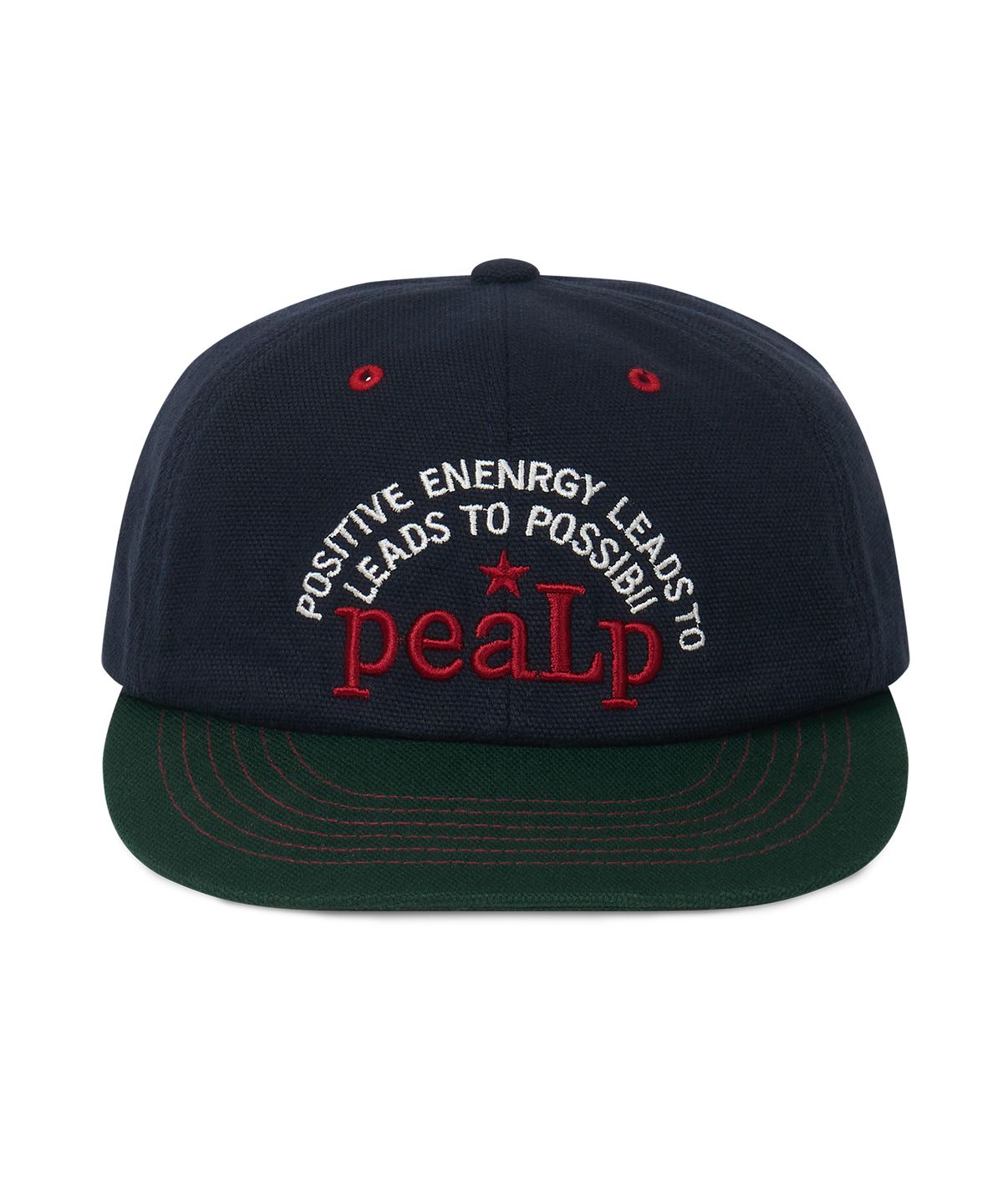 필프(PEALP) Oxford Bio Slogan Ball Cap 1(Navy)