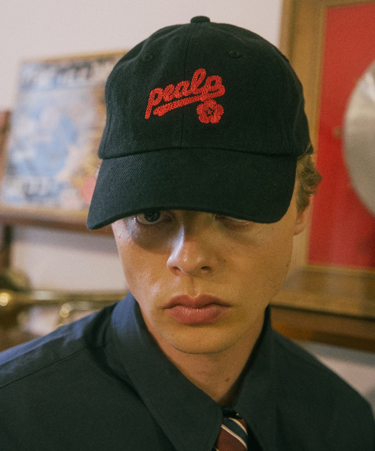 필프(PEALP) Morning Glory Baseball Cap 3(Black)