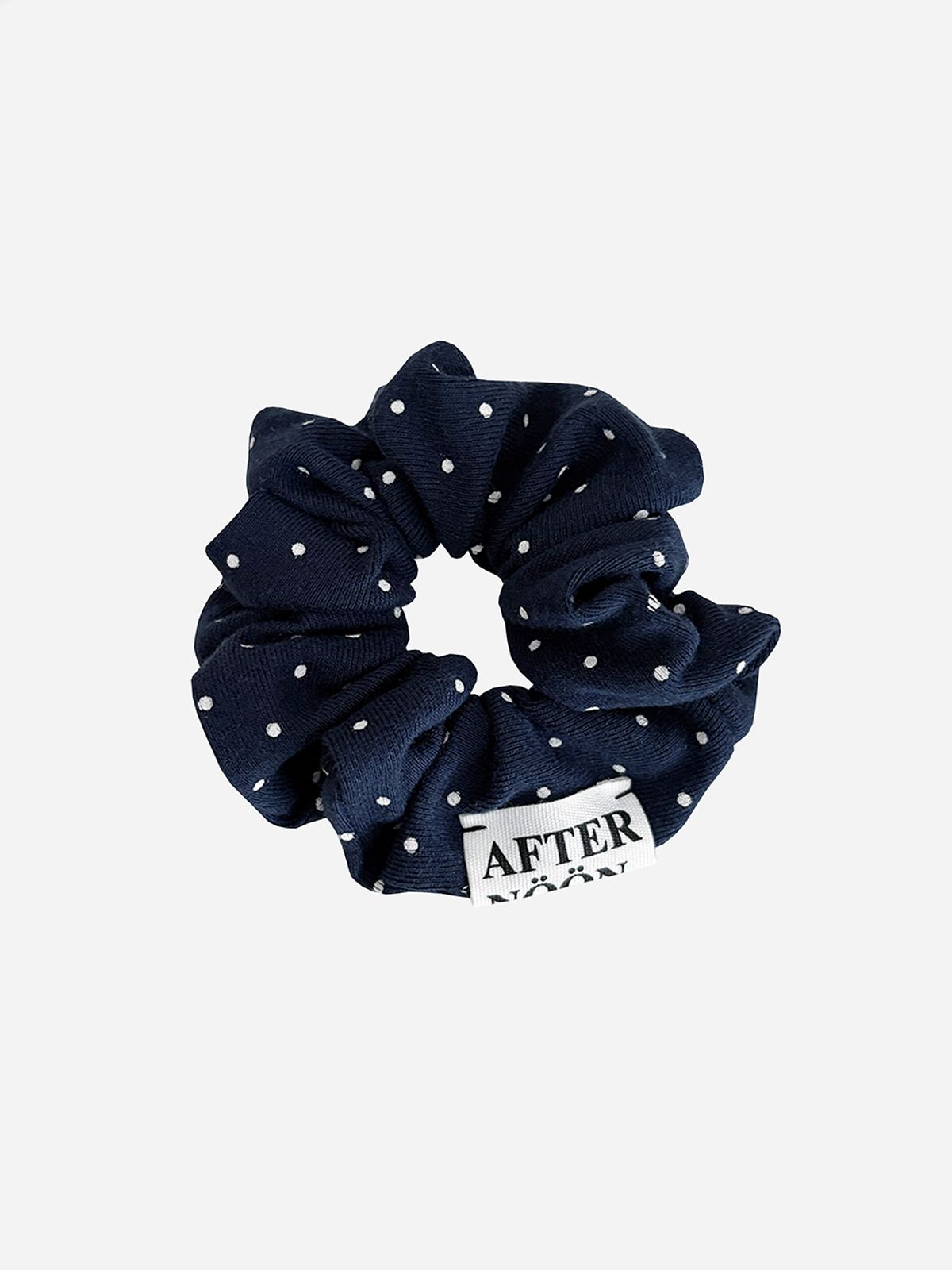 애프터눈라이브(AFTERNOONLIVE) Dot Scrunchie (Navy Blue)