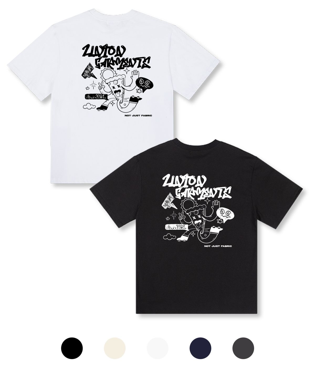 유니온가먼츠(UNION GARMENTS) 가먼츠핫 오버핏 반팔 티셔츠 5 COLOR