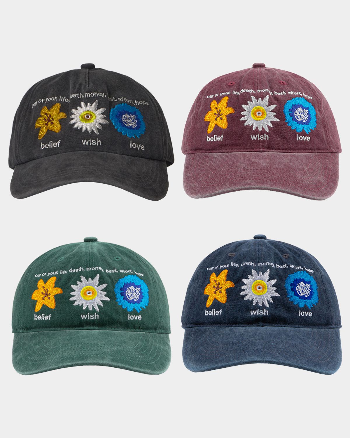 마이딥블루메모리즈(MY DEEP BLUE MEMORIES) NATIVITY MM CAP STONE WASHING (4 COLOR)