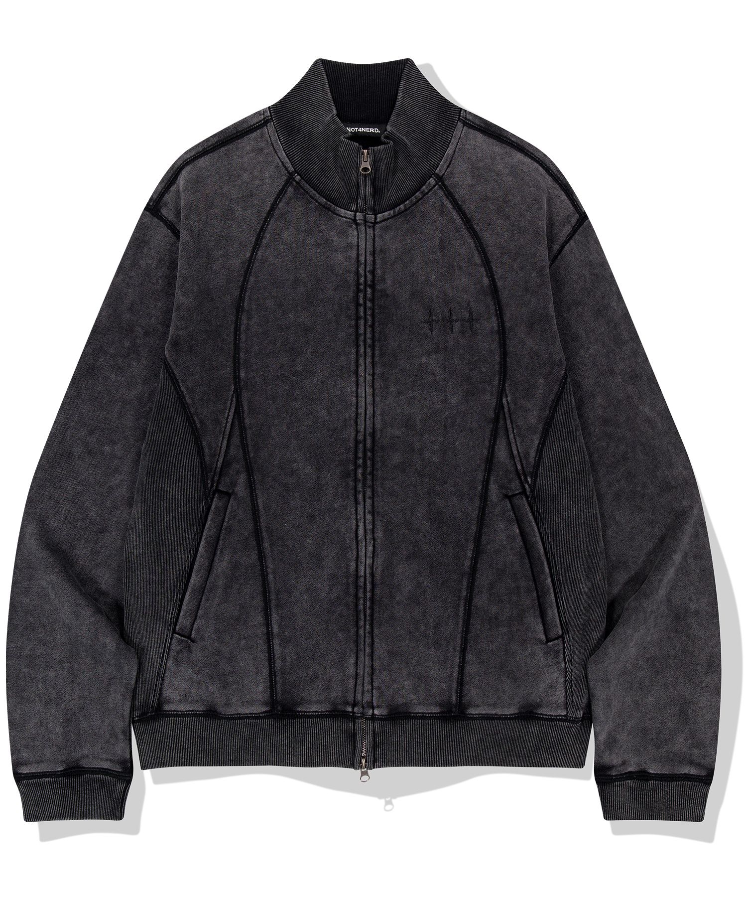 【NOT4NERD】 Panel Stud Puffer Jacket MUSINSA | NOT4NERD Panel Stud Puffer Jacket - Black