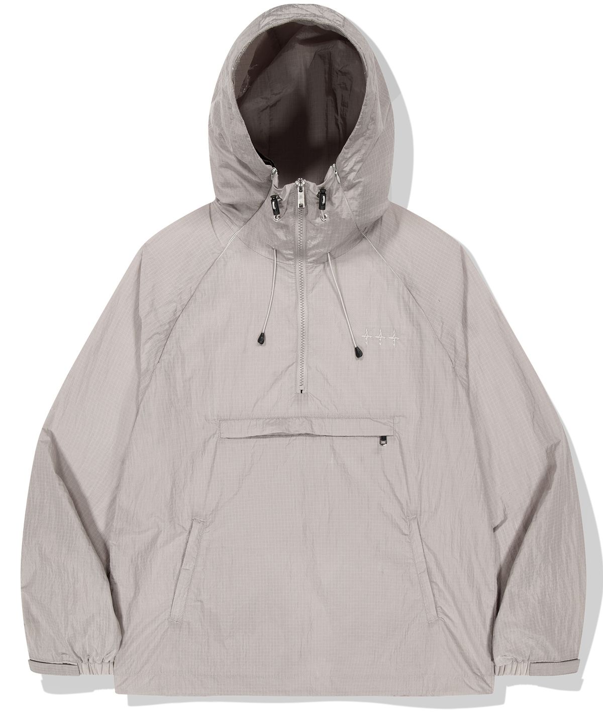 낫포너드(NOT4NERD) 444 Logo Highneck Utility Anorak - Beige