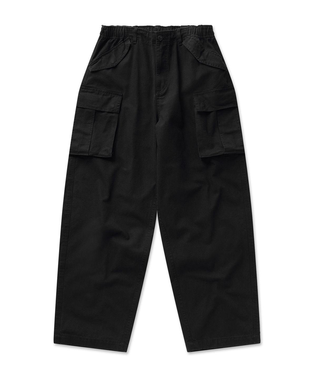 필프(PEALP) Washed Oxford Cargo Pants 4(Black)