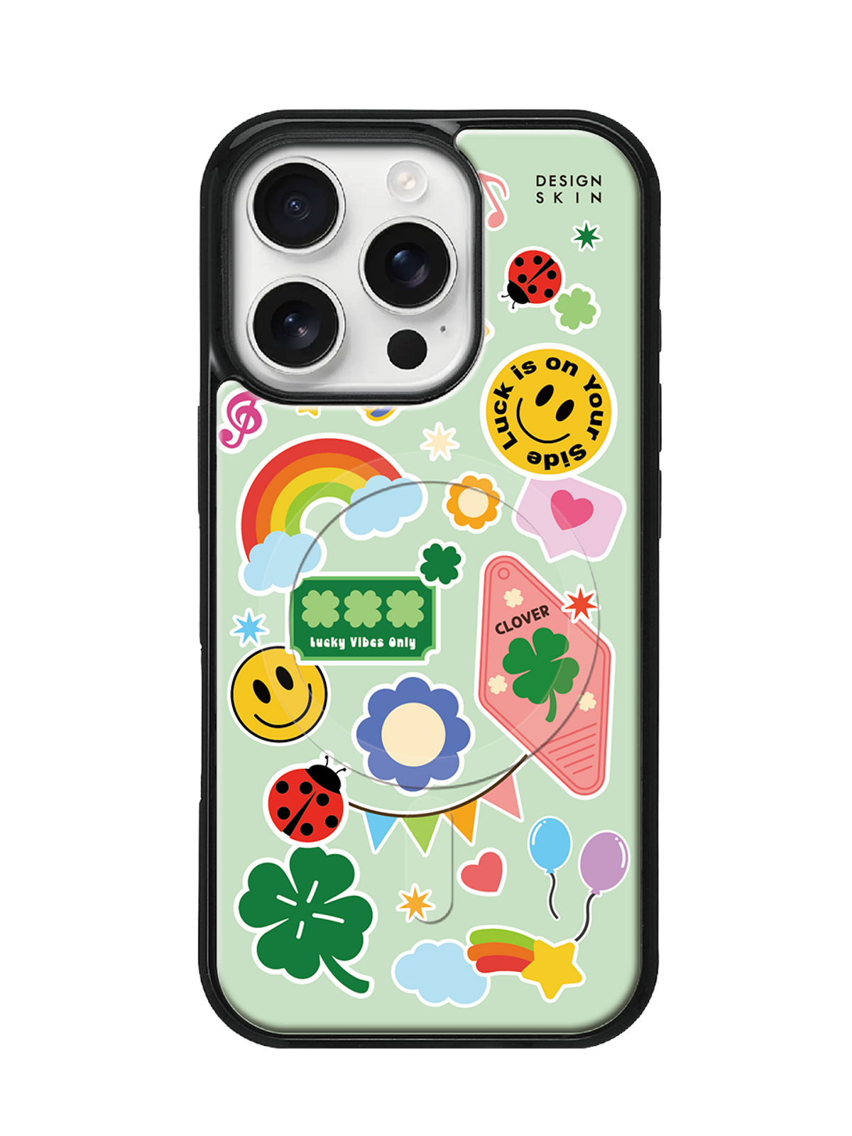 디자인스킨(DESIGNSKIN) 맥세이프 에폭시 그래픽 케이스_클로버