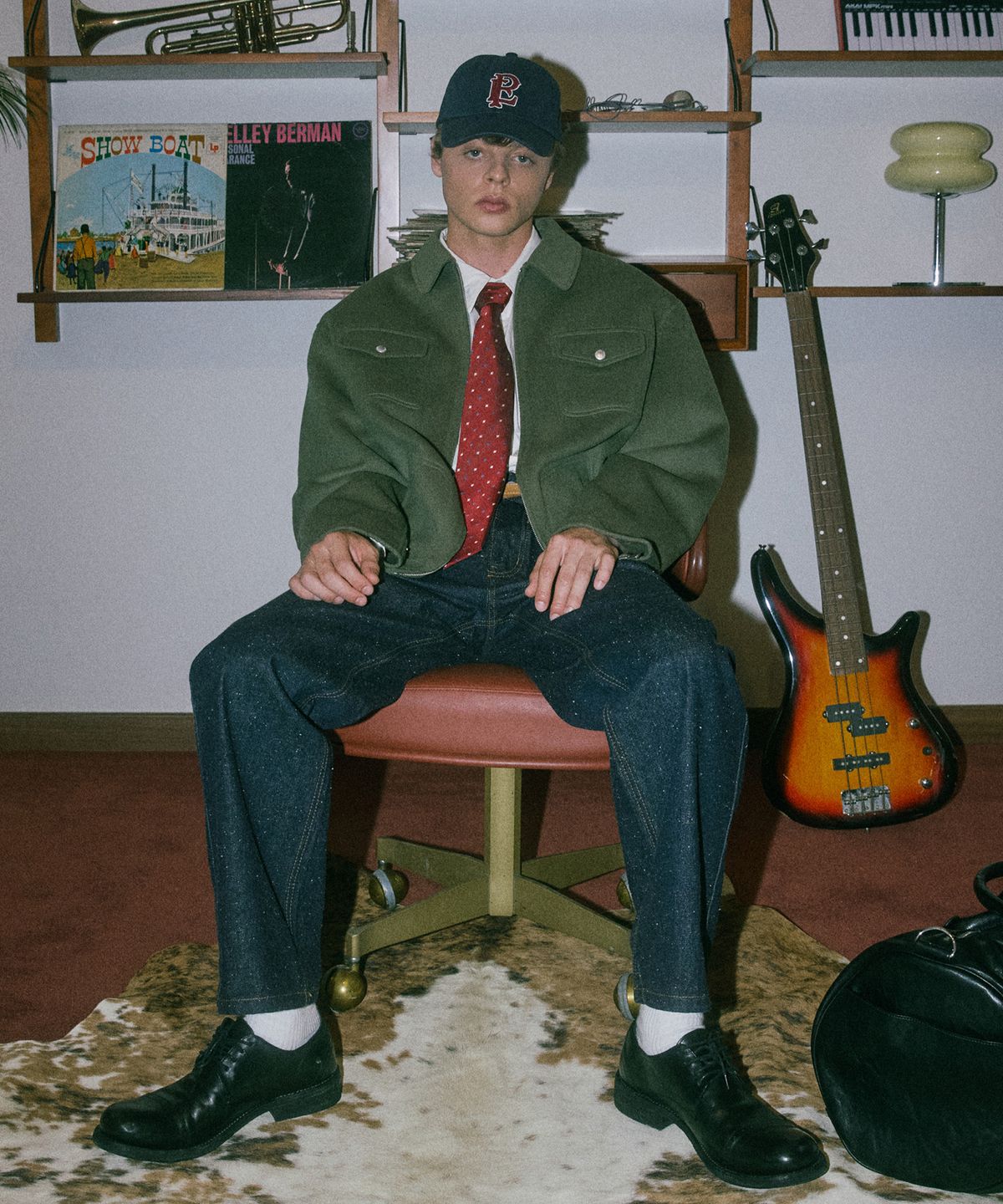 필프(PEALP) Washed Straight-Leg Denim Pants 7(Indigo)