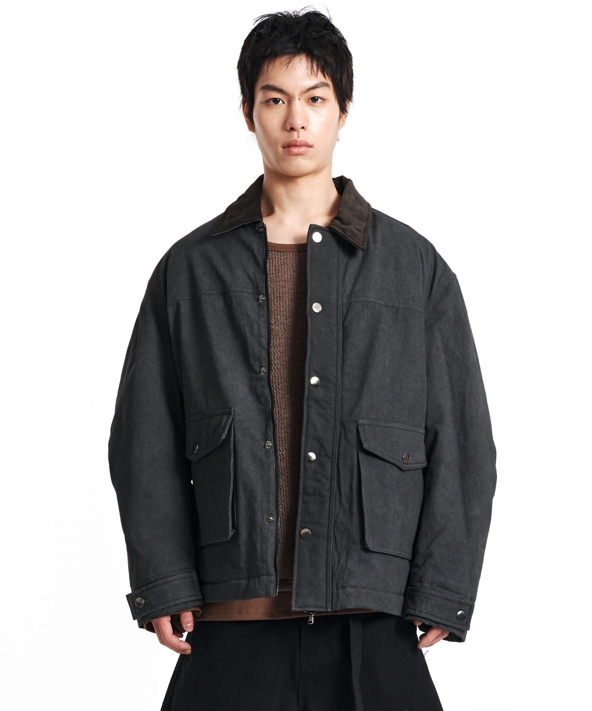 기철(KICHUL) Noster work jacket (Charcoal)