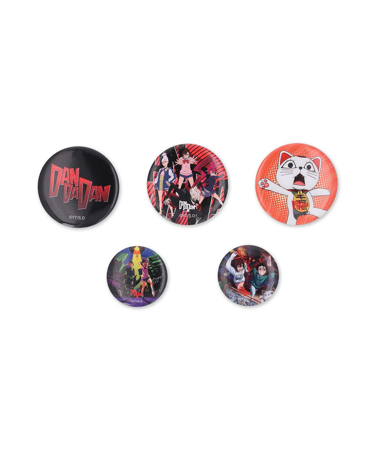 크리틱(CRITIC) Dandadan Pin Button 5P Set Multi