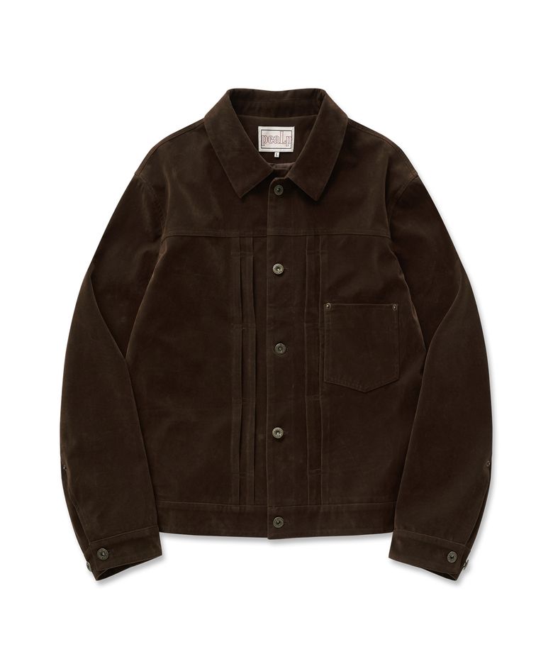 Suede Trucker Jacket 10(Brown)