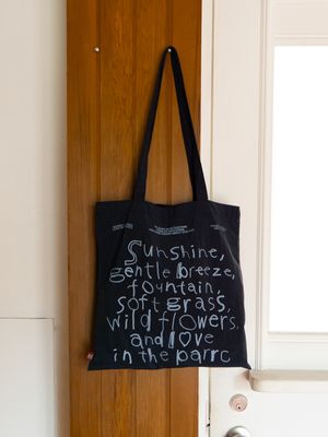 컬러 드로잉 에코백 v2 (deep navy)