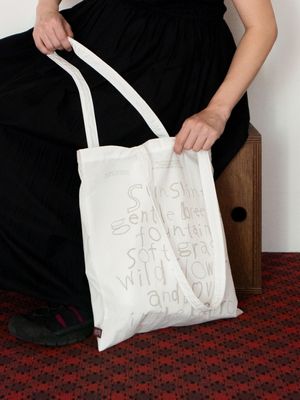 컬러 드로잉 에코백 v2 (milk)