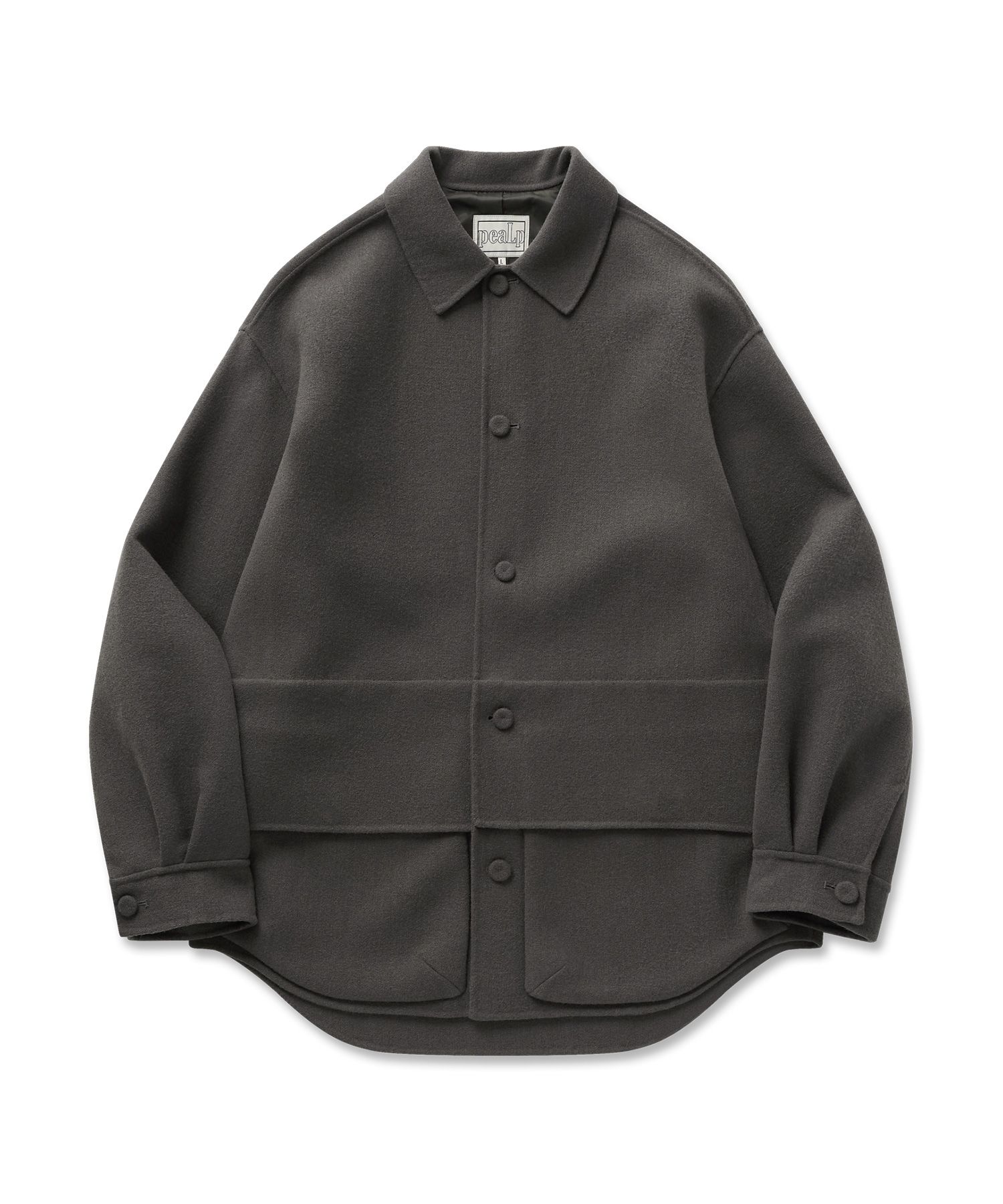 MUSINSA | PEALP Handmade Shirt Jacket 12(Light Gray)