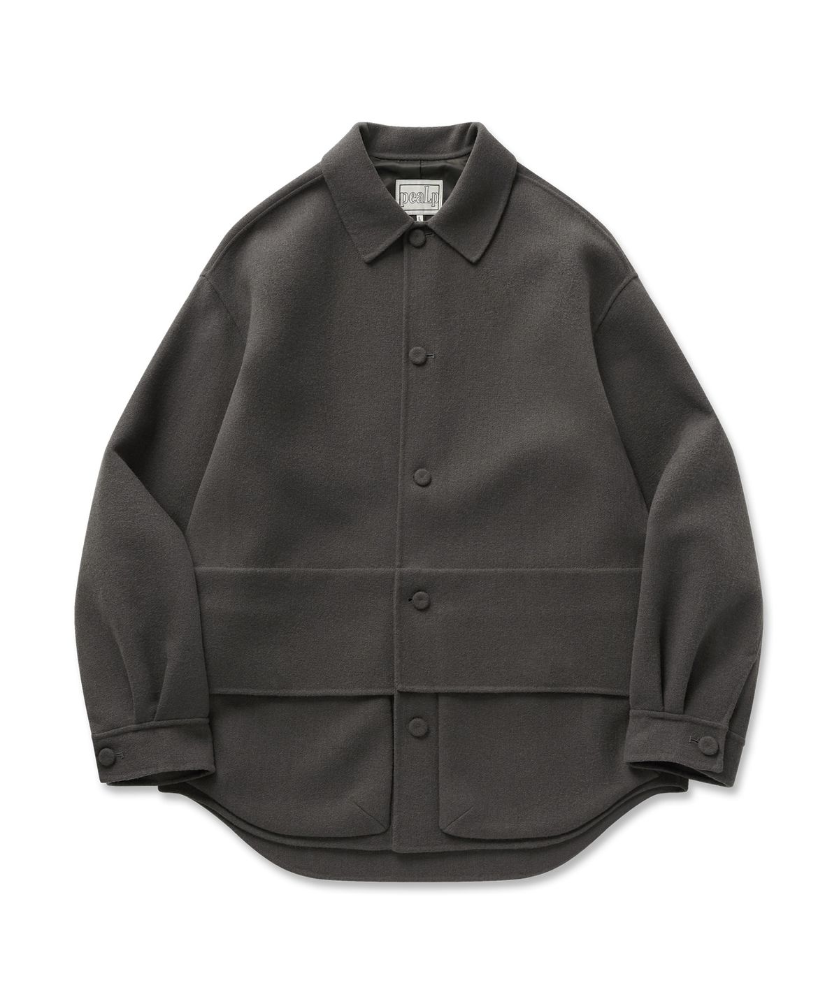 필프(PEALP) Handmade Shirt Jacket 12(Light Gray)