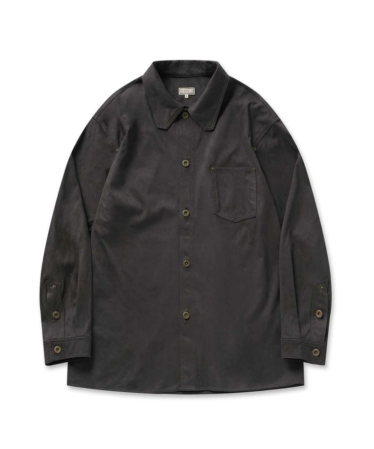 필프(PEALP) Suede Western Shirt 16(Charcoal)