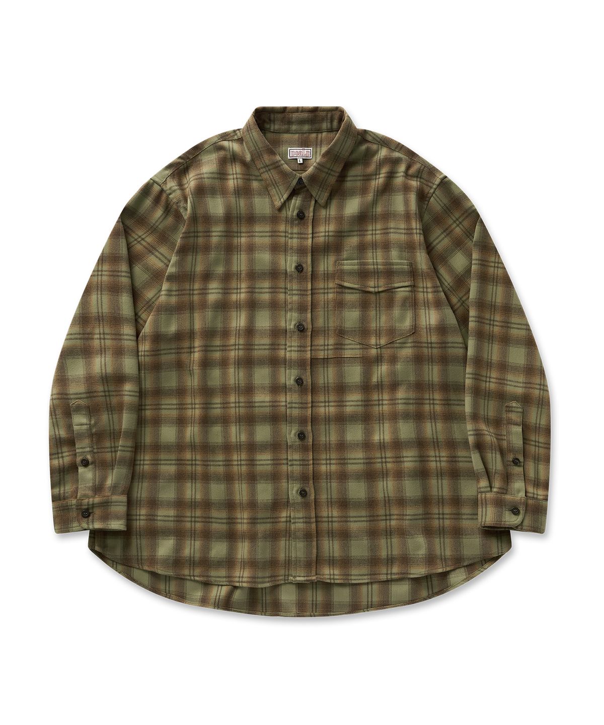 필프(PEALP) F-Check Shirt 18(Khaki)