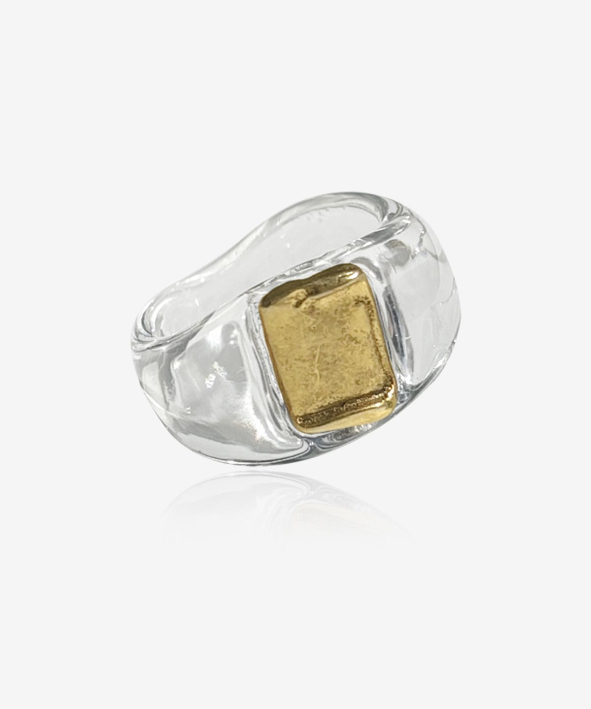 영리영리(YLYL) Dimple square ring, WATER