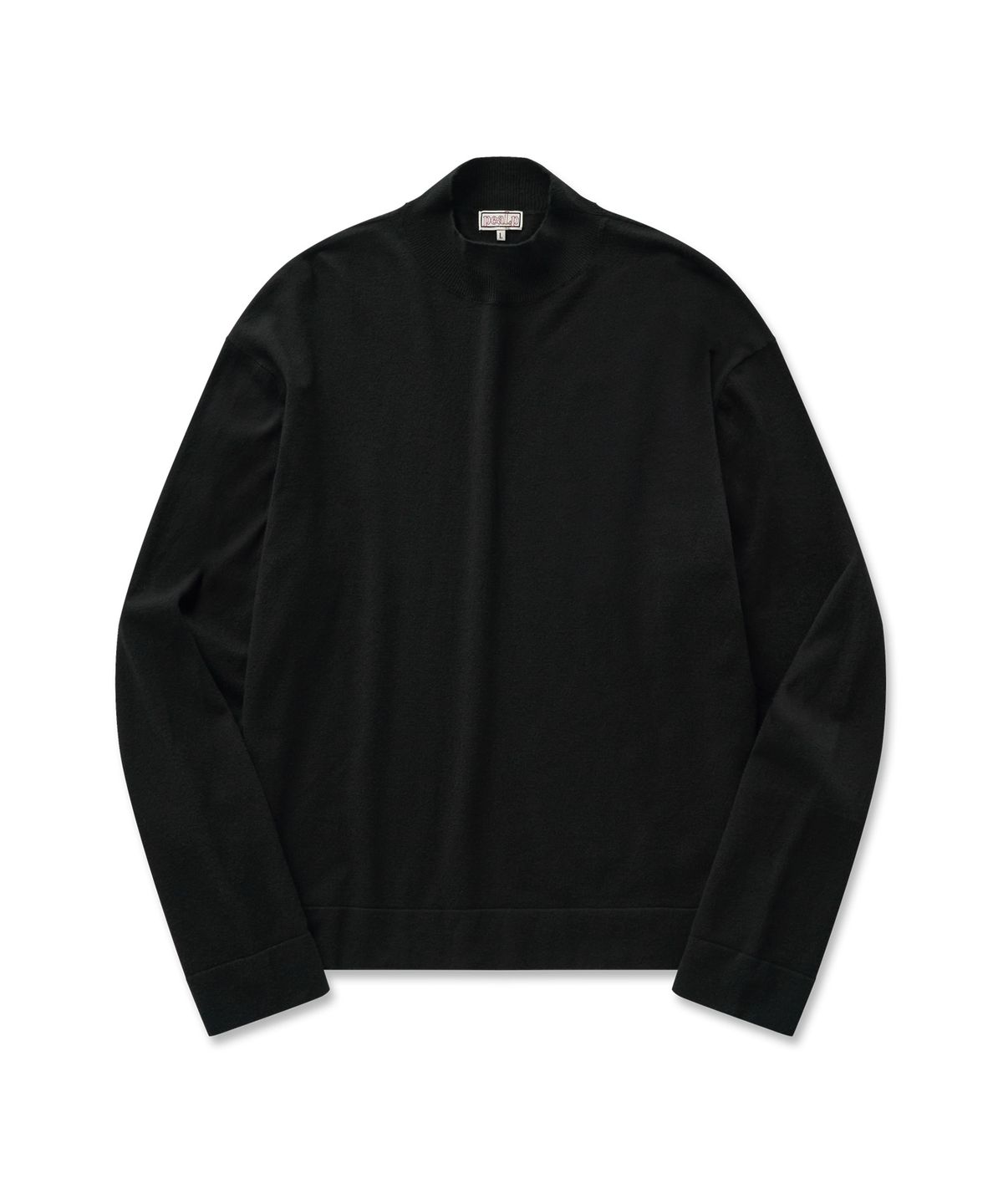 필프(PEALP) Basic Mock Neck Knit 19(Black)