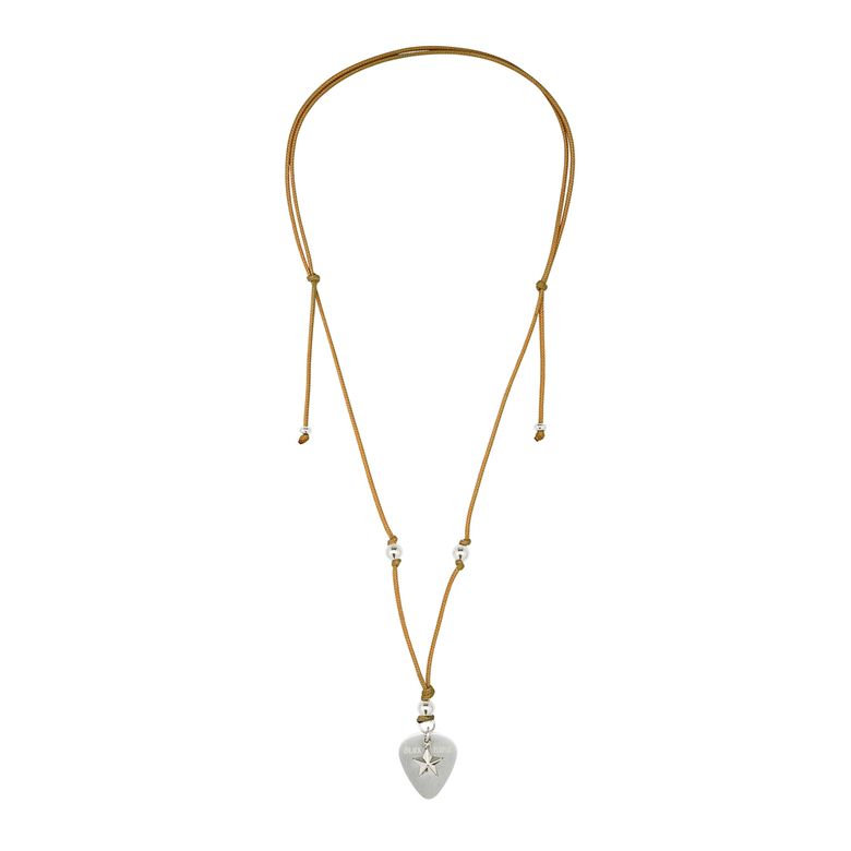 히치 피크 스타 목걸이 Hitch Pick Star Necklace_BROWN