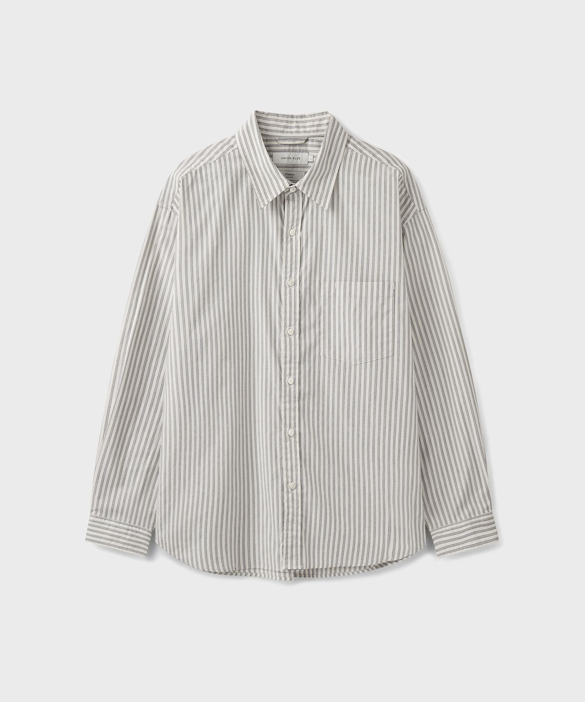 유니온블루(UNION BLUE) MAYFAIR STRIPE SHIRT