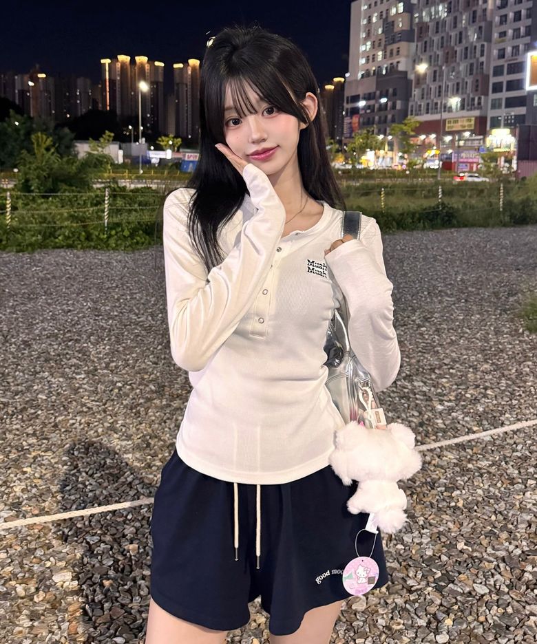헨리넥 스티치 긴팔티 [7color]