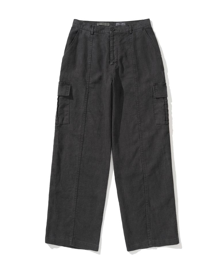 CAESAR CT LINE GARMENT WS LINEN CARGO PANTS #2