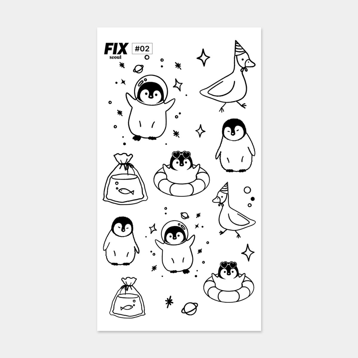 픽스서울(FIXSEOUL) 틴트 타투 스티커 02