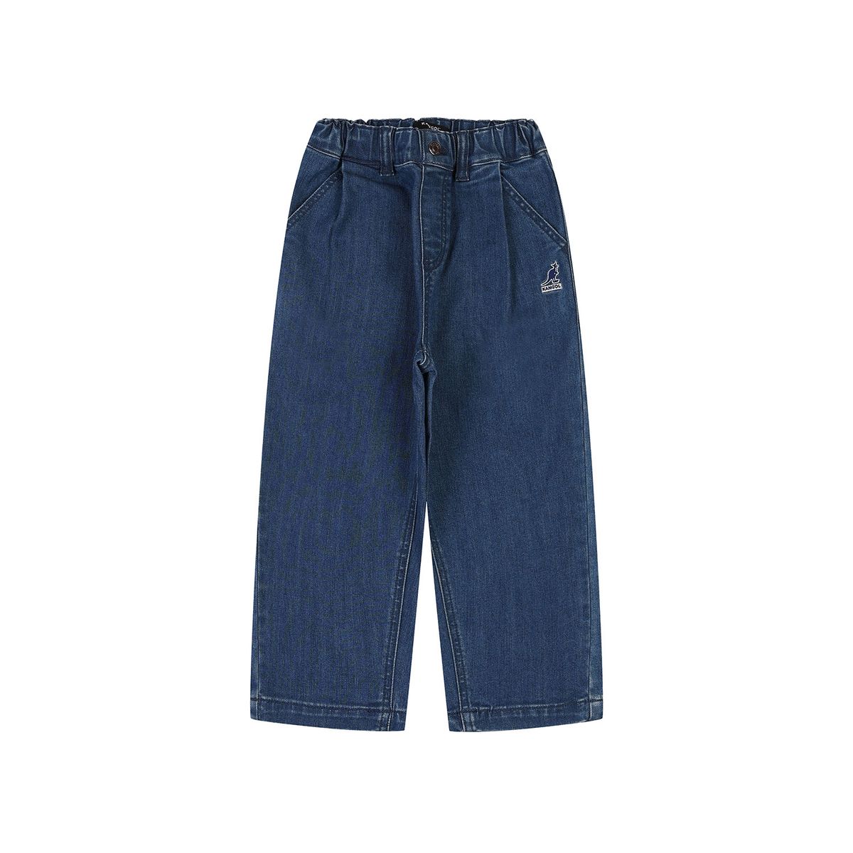 캉골키즈(KANGOL KIDS) 원턱 데님 팬츠 RC 0101 블루