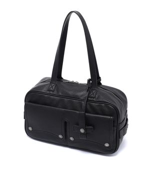 Op. 10 MORPH LEATHER BOWLING BAG BLACK