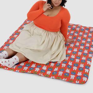 퍼피 피크닉 블랑켓 플라워 미피