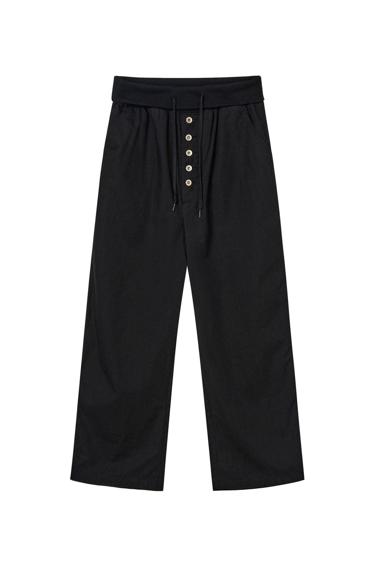 다이닛(DEINET) DEINET VINTAGE CANTON PANTS IN BLACK