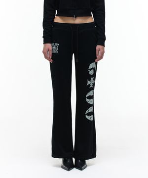 Op. 08 CITY GIRL SWEAT PANTS BLACK