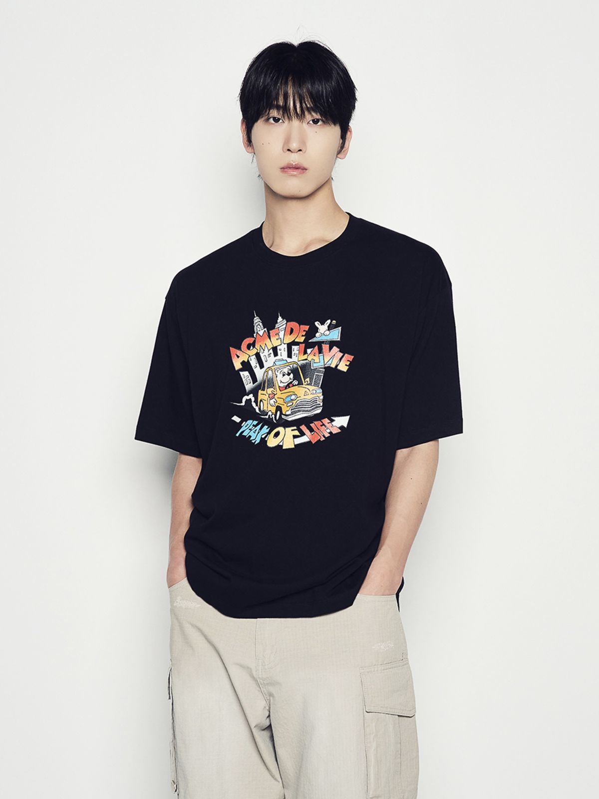 아크메드라비(ACME DE LA VIE) TAXI DRIVER SHORT SLEEVE T-SHIRT (3 COLOR)