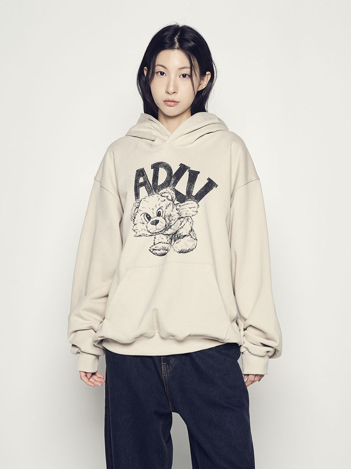 아크메드라비(ACME DE LA VIE) ADLV PIGGYBACK HOODIE (3 COLOR)