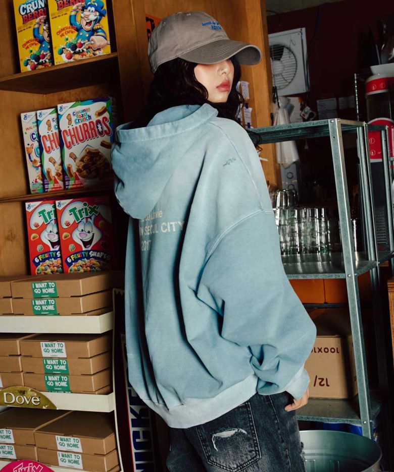 [유소정 PICK] DISTRESSED HOODIE (3 COLOR)
