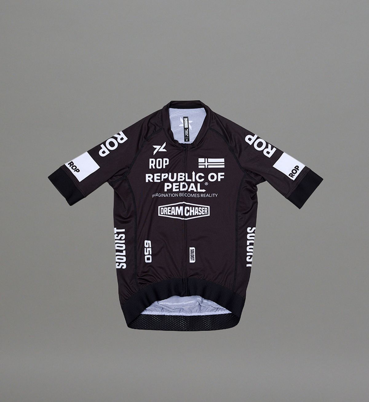 페달레(PEDALE) ROP SOLOIST SHORT SLEEVE JERSEY TEAM - BLACK