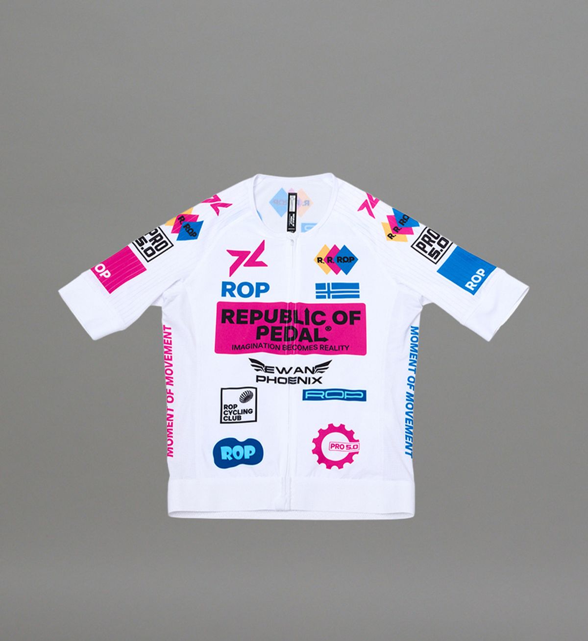 페달레(PEDALE) ROP CLUB AERO JERSEY E.P LTD - PURE WHITE