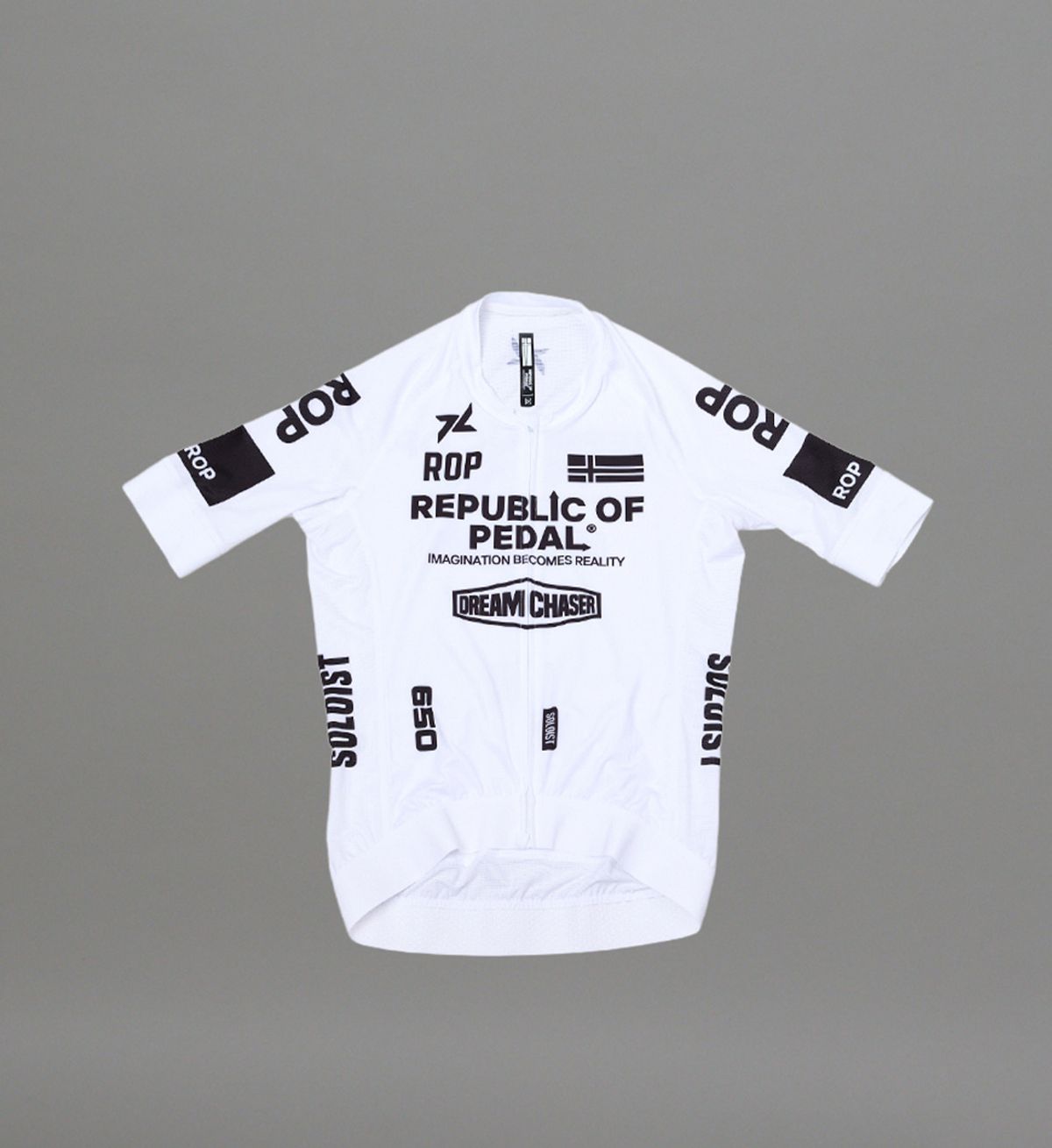 페달레(PEDALE) ROP SOLOIST SHORT SLEEVE JERSEY TEAM - WHITE