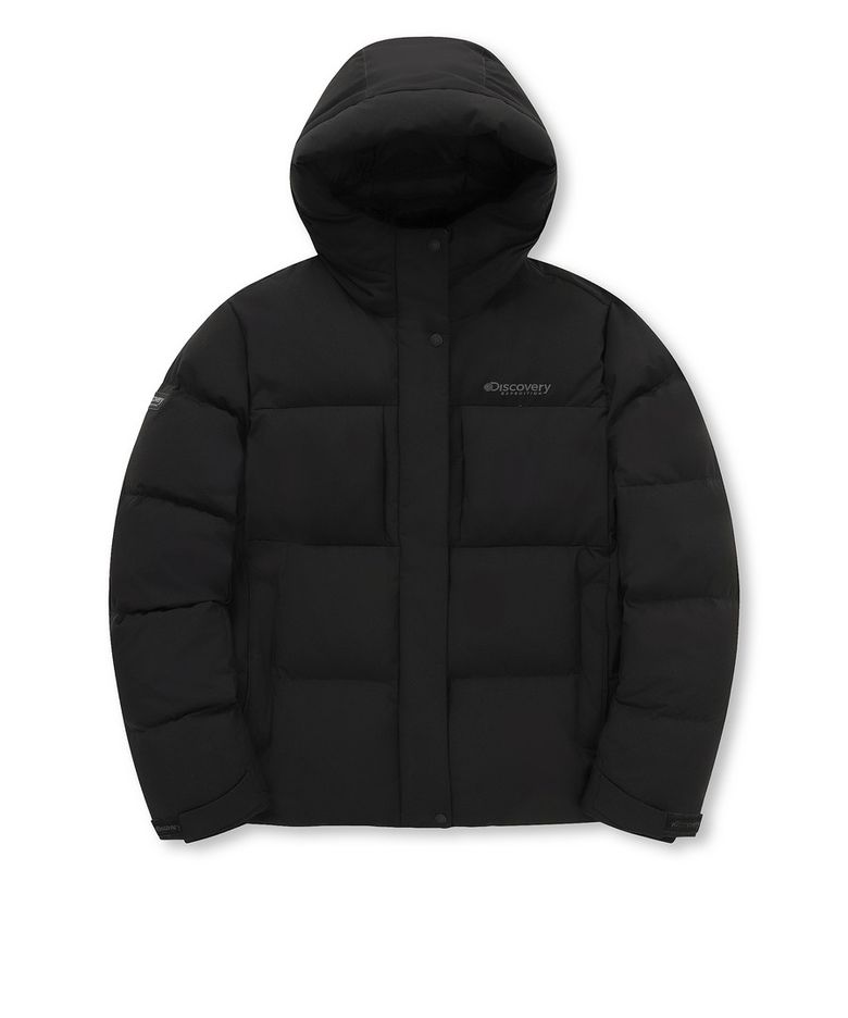 여성 레스터G 구스다운 숏패딩 (BLACK)