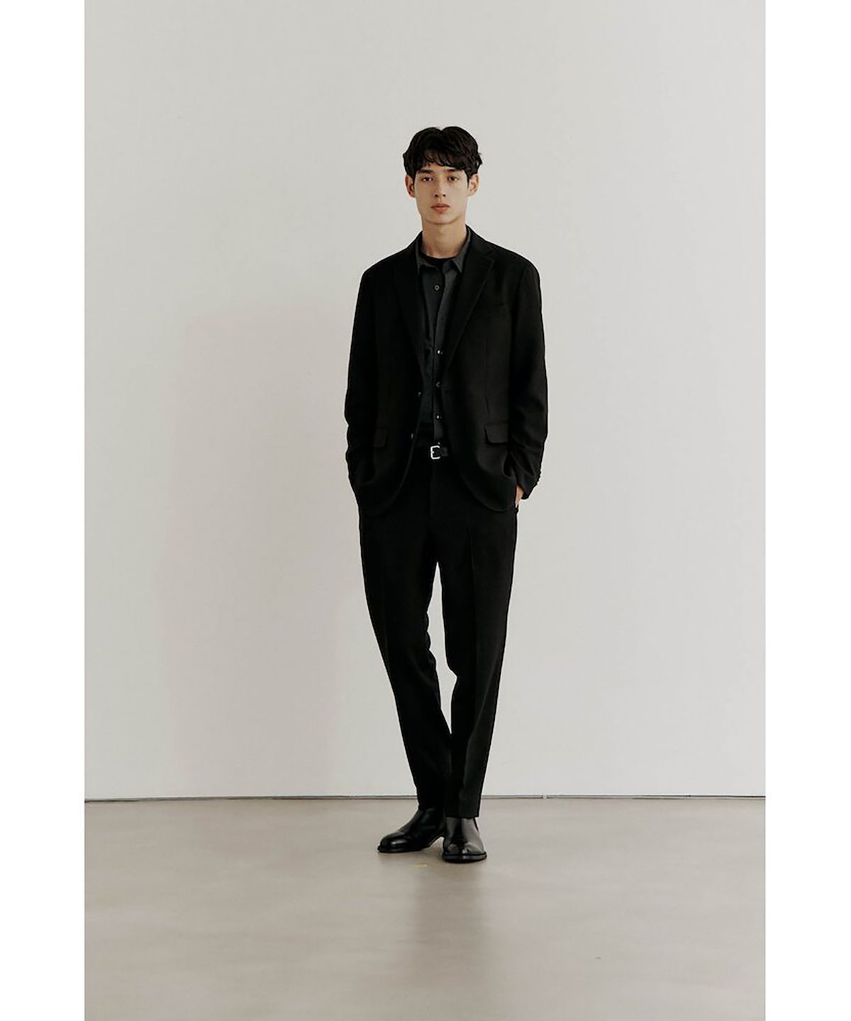 GLXY (갤럭시 라이프스타일)(GLXY (GALAXY LIFESTYLE)) GLXY [갤럭시라이프스타일][三無衣服] 셋업 팬츠  블랙