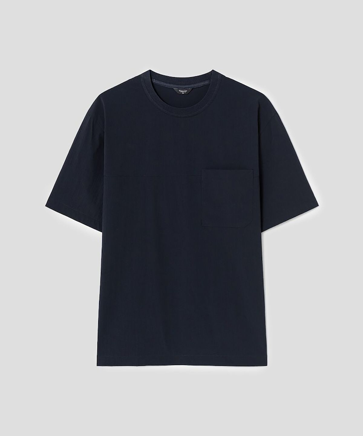 GLXY (갤럭시 라이프스타일)(GLXY (GALAXY LIFESTYLE)) GLXY [갤럭시라이프스타일][三無衣服] 스트레치 기능성 라운드 티셔츠  네이비