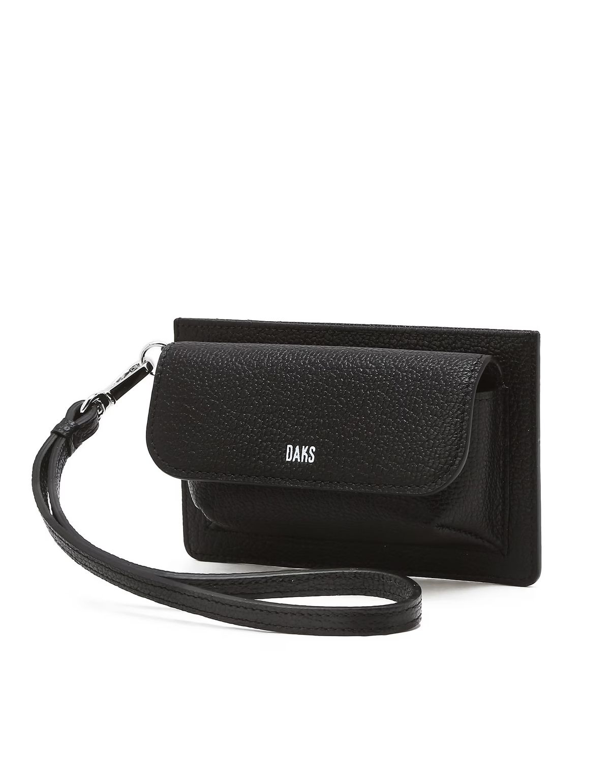 닥스 여성 액세서리(DAKS WOMENS ACCESSORIES) [SOHO] 소호 블랙 소가죽 멀티 카드지갑 DCHO5F916BK