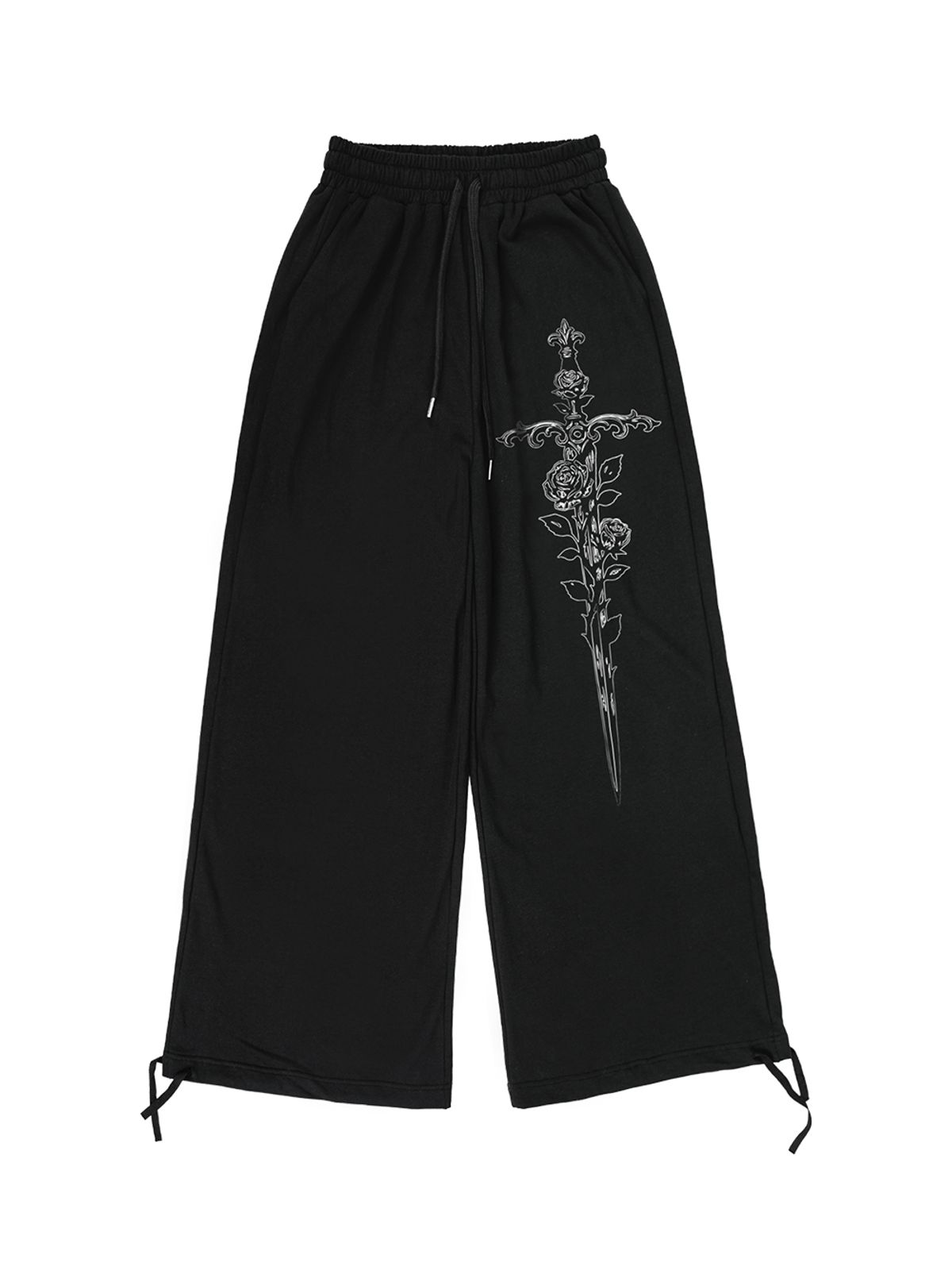 달링유어배드(DARLING, YOU'RE BAD) CORSET SWORD SWEATPANTS #BLACK (리뉴얼ver.)