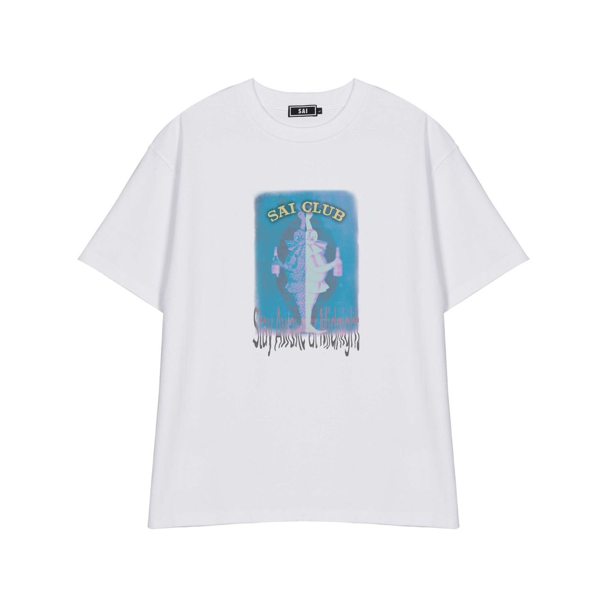 사이(SAI) 006 사이클럽 그래픽 티셔츠 화이트