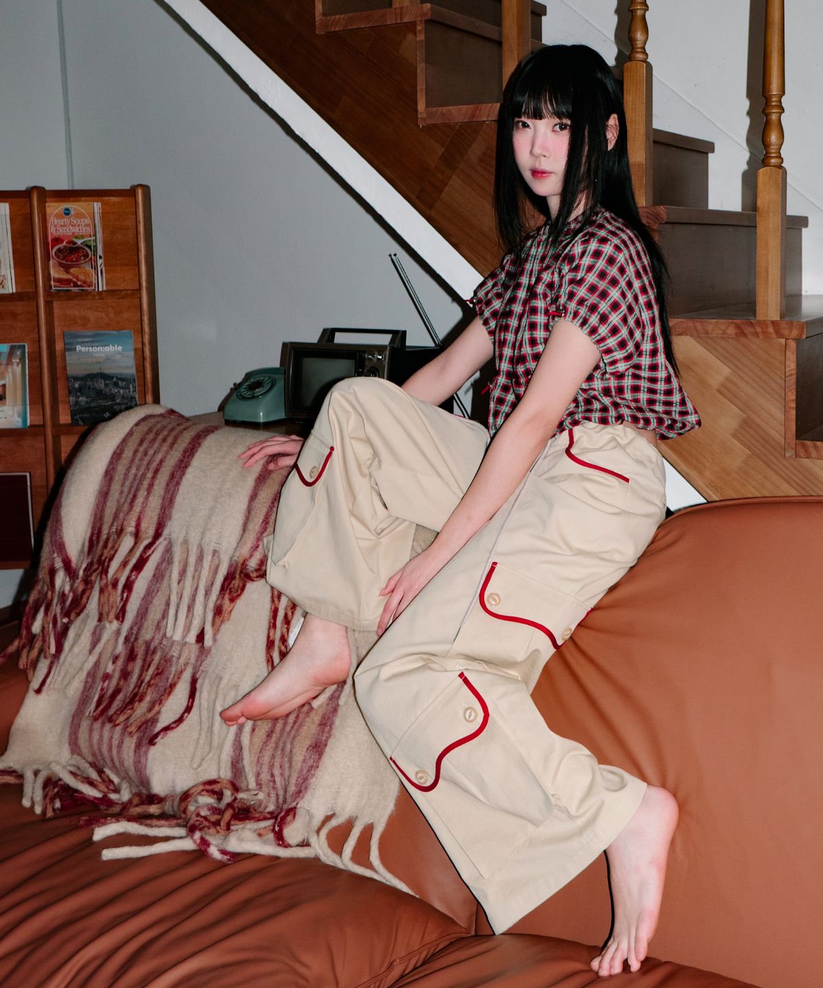 유얼쎄시(YOUR SASSY) Parago Flare Pants (BEIGE)